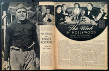 Load image into Gallery viewer, 1940 Complete Copy Of Movie + Radio Guide Knute Rockne + Joe Louis Featured