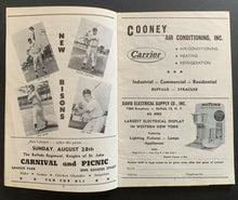 Load image into Gallery viewer, 1960 International League Baseball Program Buffalo Bisons vs Havana Sugar Kings