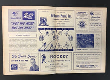 Load image into Gallery viewer, 1949 Buffalo Auditorium Exhibition Game Program Montreal Canadiens vs Bisons
