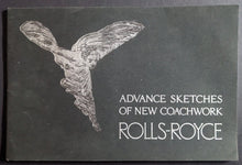 Load image into Gallery viewer, 1974 Repro of 1925 Rolls Royce Advance Sketches of New Coachwork Promo Booklet