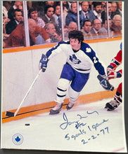 Load image into Gallery viewer, Ian Turnbull Autographed Toronto Maple Leafs Photograph Signed Inscribed NHL