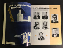Load image into Gallery viewer, 1972 Boston Garden NHL Hockey Program Pittsburgh Penguins Bruins Esposito Cover