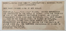 Load image into Gallery viewer, 1930 Type 1 Photo Big Bill Tilden Newport Invitational Tennis Tournament VTG LOA