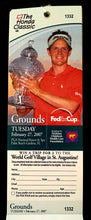 Load image into Gallery viewer, Full Set 6 Daily Tickets from 2007 Honda Classic Book + Tickets Luke Donald