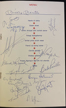 Load image into Gallery viewer, 1967 Celebrity Dinner Autograph Book Signed x16 Mickey Mantle Jim Kaat + JSA LOA
