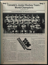 Load image into Gallery viewer, 1981 Junior Hockey Program Wayne Gretzky Bellville Bulls Signed Keith Gretzky