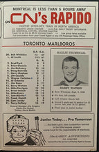 Load image into Gallery viewer, 1966 OHA Vintage Hockey Program St Catherines Blackhawks v Toronto Marlies