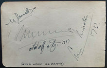 Load image into Gallery viewer, 1929 Royal Automobile Drivers Autographs (RAC) Tourist Trophy Race Ards Belfast