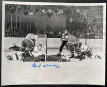 Load image into Gallery viewer, 1960 Gump Worsley Autographed Original Type 1 Photograph Detroit Olympia Signed