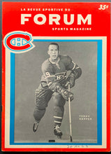 Load image into Gallery viewer, 1963 Forum NHL Hockey Program Montreal Canadiens v Detroit Red Wings Gordie Howe