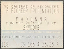 Load image into Gallery viewer, 1990 Madonna Concert Ticket Stub Obscenity Charges Show Toronto May 28th Vintage