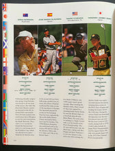 Load image into Gallery viewer, 1999 PGA Masters Golf Tournament Program + Weekend Pass José María Olazábal Wins