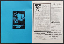 Load image into Gallery viewer, 1984 North Toronto Arena Hockey Program Toros Oldtimer vs Toronto Maple Leafs