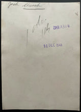 Load image into Gallery viewer, 1942 Vintage NHL Hockey Toronto Maple Leafs Defenseman Jack Church Photo Stamped