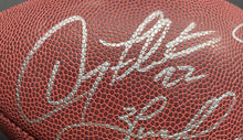 Load image into Gallery viewer, Joe Montana Doug Flutie Hershel Walker Autographed Wilson Football JSA HOF NFL