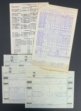 Load image into Gallery viewer, 1977 NBA Playoff Basketball Program Rockets vs Philadelphia 76ers + Press Notes