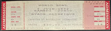 Load image into Gallery viewer, 1992 World Bowl WLAF Full Championship Ticket Sacramento vs Orlando Vintage