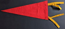 Load image into Gallery viewer, 1940s Vintage Felt Fishermen's Wharf Pennant 12" Mini Flag Vtg San Francisco