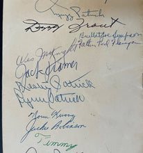 Load image into Gallery viewer, 1956 Sports Celebrity Dinner Program Signed x17 Jackie Robinson Autographed LOA