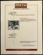 Load image into Gallery viewer, 1977 Hockey Original Type 1 Studio Photo Paul Newman Slapshot LOA Slap Shot