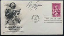 Load image into Gallery viewer, Nancy Lopez Autographed Signed 1981 First Day Cover Honoring Babe Didrickson