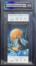 Load image into Gallery viewer, 1994 NBA Basketball All Star Game Full Ticket Target Center Minnesota iCert 10