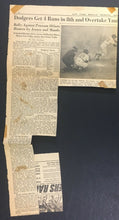 Load image into Gallery viewer, 1951 Mickey Mantle New York Yankees First MLB Game Program + Baseball Ticket