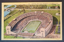 Load image into Gallery viewer, 1940's Ohio State Stadium Columbus Football Posted Postcard Vintage