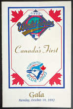 Load image into Gallery viewer, Toronto Blue Jays Invite+Program 1992 World Series Gala Autographed Lasorda JSA