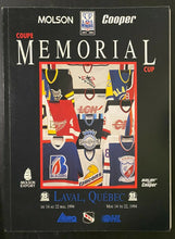 Load image into Gallery viewer, 1994 Memorial Cup Hockey Program North Bay Laval Chicoutimi Kamloops Blazers