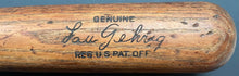 Load image into Gallery viewer, 1930s Lou Gehrig 40LG Louisville Slugger Model 33” "Powered" Baseball Bat