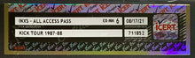Load image into Gallery viewer, 1987-88 INXS Kick Tour All Access Backstage Pass Vintage Concert Music iCert 6
