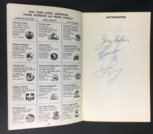 Load image into Gallery viewer, 1975-76 Toronto Toros Media Guide WHA Hockey 4 Autographs Inside Vintage