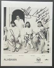 Load image into Gallery viewer, 2000 Alabama Band Signed Photo + Guitar Pick + Backstage Pass Copps Coliseum