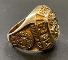 Load image into Gallery viewer, 2001-02 Peter Mahovlich 10K Gold + Diamond AHL Calder Cup Championship Ring LOA