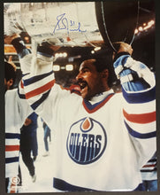 Load image into Gallery viewer, Grant Fuhr Signed NHL Hockey Photo Edmonton Oilers Autographed Stanley Cup 8x10