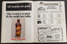 Load image into Gallery viewer, 1968 Madison Square Garden NHL Program New York Rangers vs Philadelphia Flyers