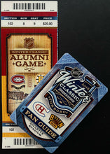 Load image into Gallery viewer, 2015 NHL Hockey Winter Classic Unused Game Ticket + Fan Guide Bruins Canadiens