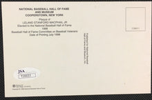 Load image into Gallery viewer, Lee MacPhail Signed Autograph Baseball Hall Of Fame Plaque Card JSA COA