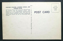 Load image into Gallery viewer, 1940s Harvard University Stadium Soldiers Field Football Postcard Vintage