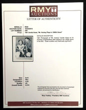 Load image into Gallery viewer, 1961 Gordie Howe Detroit Red Wings 1000th Game Sid Abel NHL Hockey Press Photo