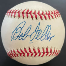 Load image into Gallery viewer, "Bullet" Bob Feller Autographed Signed Rawlings American League Baseball Indians