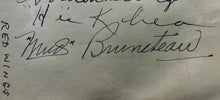 Load image into Gallery viewer, 1936-37 Signed NHL Hockey 16 Stanley Cup Champion Detroit Red Wings Autographed
