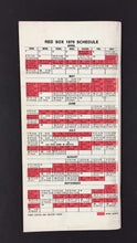 Load image into Gallery viewer, 1979 Boston Red Sox Baseball Media Guide With Season Schedule On Back Vintage