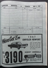 Load image into Gallery viewer, 1967 Stanley Cup Clinching Game NHL Hockey Program + Ticket Maple Leafs Win