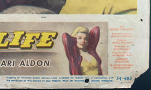Load image into Gallery viewer, 1954 Vintage Car Racing Movie Lobby Card A Race For Life Film Richard Conte