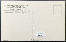 Load image into Gallery viewer, Joe Sewell Signed Hall Of Fame Plaque Autographed Postcard Indians HOF MLB JSA