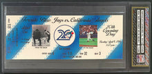 Load image into Gallery viewer, 1996 Toronto Blue Jays Opening Day 20th Anniversary Full Ticket Angels iCert 10