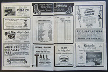 Load image into Gallery viewer, 1954 Chicago Stadium NHL Hockey Program Chicago Blackhawks v Toronto Maple Leafs