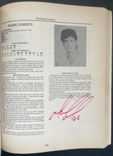 Load image into Gallery viewer, 1987/88 Autographed Signed Hockey Scouting Report Lemieux Coffey NHL JSA COA
